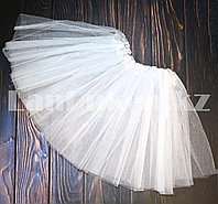 Юбка пачка детская для танцев 30 см, белая