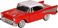 Модель машины 1957 Chevrolet (Chevy) (Chevy)Bel Air Красный 1:24 Motormax 73228