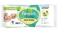 Детские влажные салфетки Harmonie new baby 46 ПрепакКор PAMPERS
