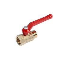 Кран шаровой «ГАЛЛОП» ПРАКТИК DN-15 121, внутренняя/наружная резьба 1/2", ручка