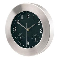 TOPS Настенные алюминивые часы JUPITER, серебряный