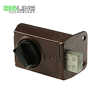 Замок ПРОСАМ 86900/86908 накладной 1 ригель медн.антик