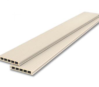 Террасная доска ПВХ Жемчужно Белый