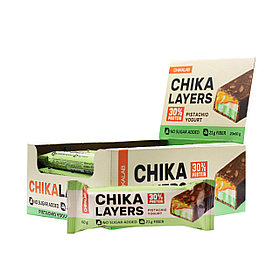 Chikalab Layers протеинді батончигі Қытырлақ қос шоколадты печенье