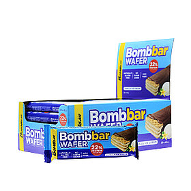 Протеинді вафлилер Bombbar Wafer 45 гр Жаңғақ пломбирі