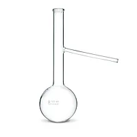 Колба КРН-125, внутренний d горловины 20 мм, длина отвода 100 мм, Стеклоприбор