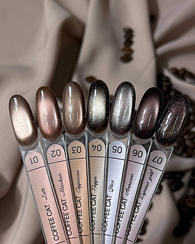 Гель лак Galaxy Coffee cat 01 Latte, 9g