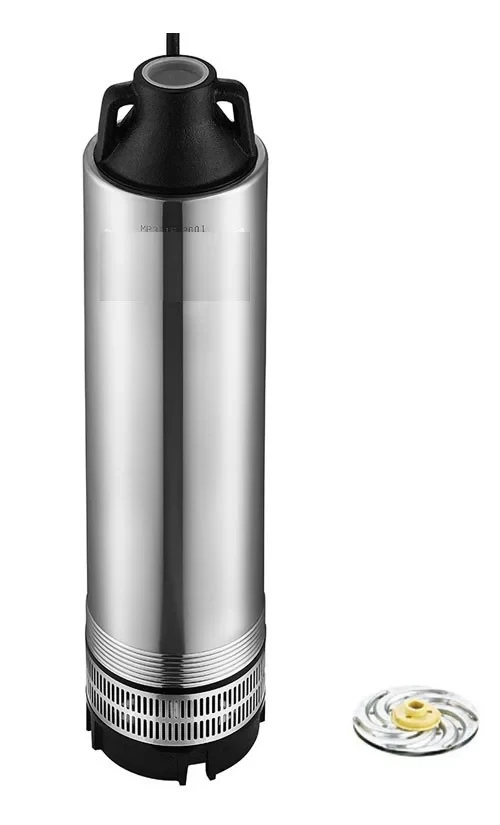 Насос колодезный погружной с нижним забором воды Stabon 125SCM407(A)-1,5кВт, 75м,6 м3/ч, фото 1