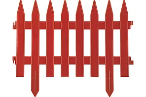 Забор декоративный, классика, терракот, GRINDA  28х300 см