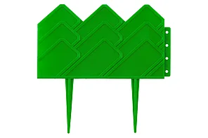 Бордюр декоративный, для клумб, зеленый, GRINDA 14х310 см