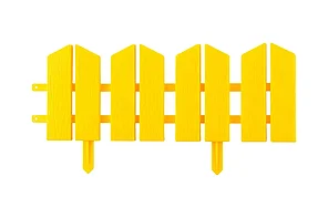 Бордюр декоративный, желтый, GRINDA Летний Сад 16x300 см