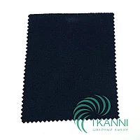 Ткань Флис Бонд на трикотажном полотне Темно-синий (107) 01-057-0107