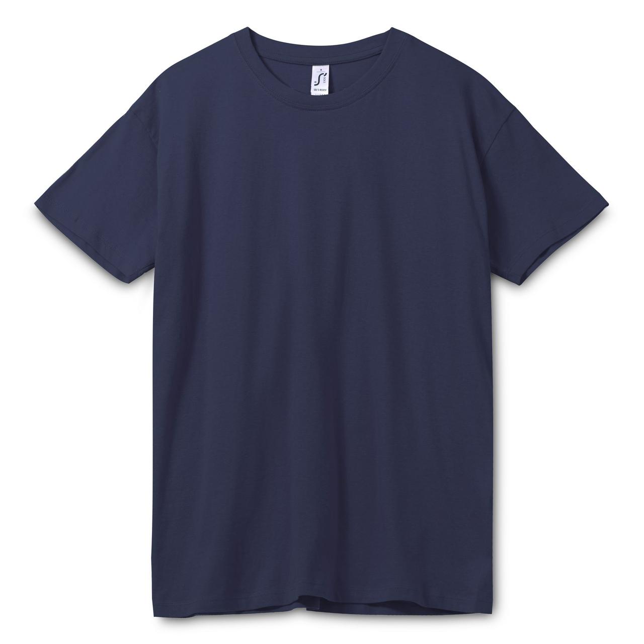 Футболка Sols Regent XL, темно-синяя (denim), фото 1