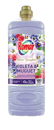 КОНЦЕНТРИРОВАННЫЙ КОНДИЦИОНЕР ДЛЯ БЕЛЬЯ, ФИАЛКА И ЛАНДЫШ, 2 Л, ROMAR, фото 1