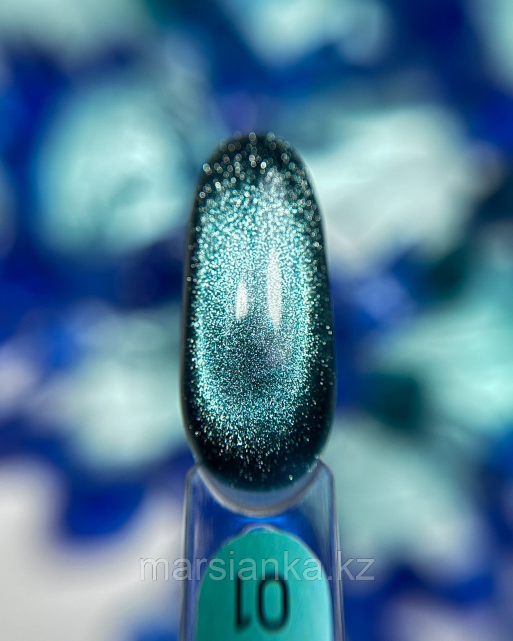 Гель лак Galaxy Aquamarine cat №01, 9g, фото 1