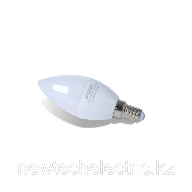 LED ЛАМПА C37 "Свеча" 7W 630Lm 230V 6500K E14 MEGALIGHT (10/100), фото 1