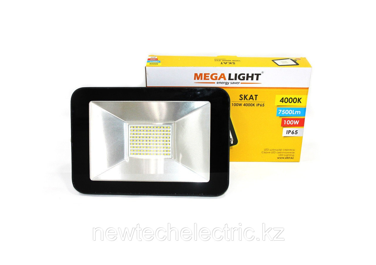 LED ПРОЖЕКТОР SKAT 150W 11250Lm 300x220x38 6500K IP65 MEGALIGHT, фото 1