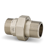 Разъемное соединение НР-НР, с уплотнением o-ring, никелированное