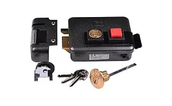 Замок электромеханический накладной открывание вовнутрь направо ISEO 521320605