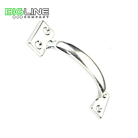 Ручка дверная-скоба РС-90 полимер серебро