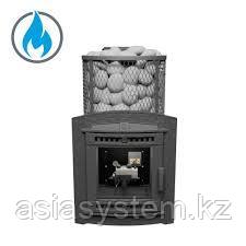 Газовая банная печь Атмосфера L  до 20м³ сетка нержавейка с газовой горелкой, фото 1