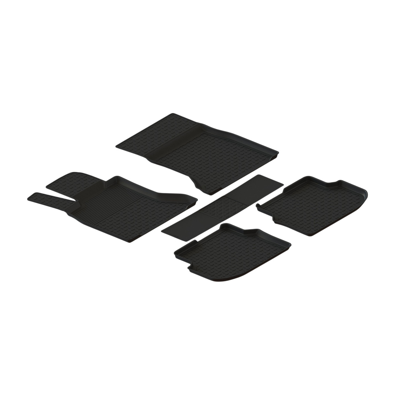 Коврики в салон BMW 5 F-10 2013+ (Клетка)