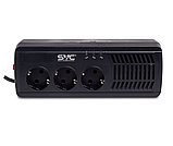 Стабилизатор напряжения релейный SVC AVR-1005-U (300 Вт | 220 В | 5-7 мс | ~8% от 176 до 273 В | Schuko х 3 шт), фото 2