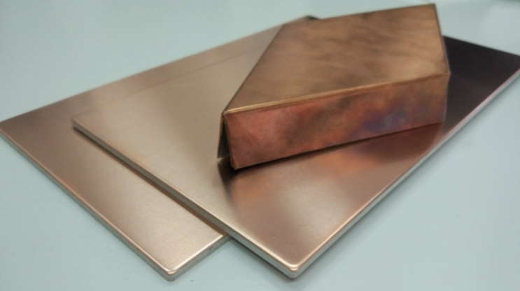 Медные фасадные панели с защитой от коррозии