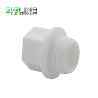Заглушка резьбовая 1" PN 25 белый  РТП