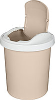 Контейнер для мусора "Palm" круглый 16 литров (бежевый)