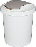 Контейнер для мусора "Palm" круглый 16 литров (светло-серый)