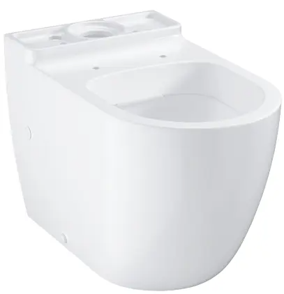 Унитаз напольный, безободковый, белый Grohe Bau Ceramic 39910000