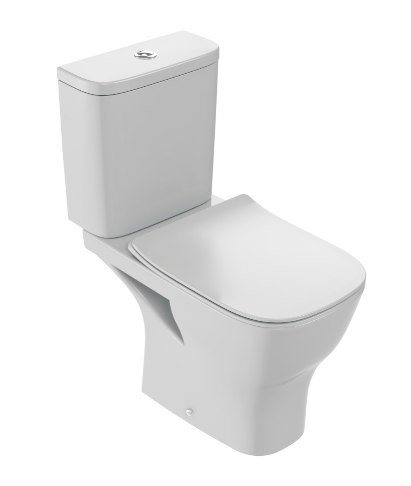 Унитаз напольный, безободковый, белый Jacob Delafon Struktura UJAJ102-WTE