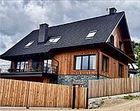 Композитная черепица Kazroof shake Red clay