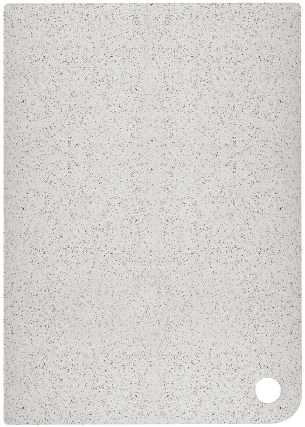 Доска разделочная прямоугольная, гибкая 345*245*2мм (гранит светло-серый)