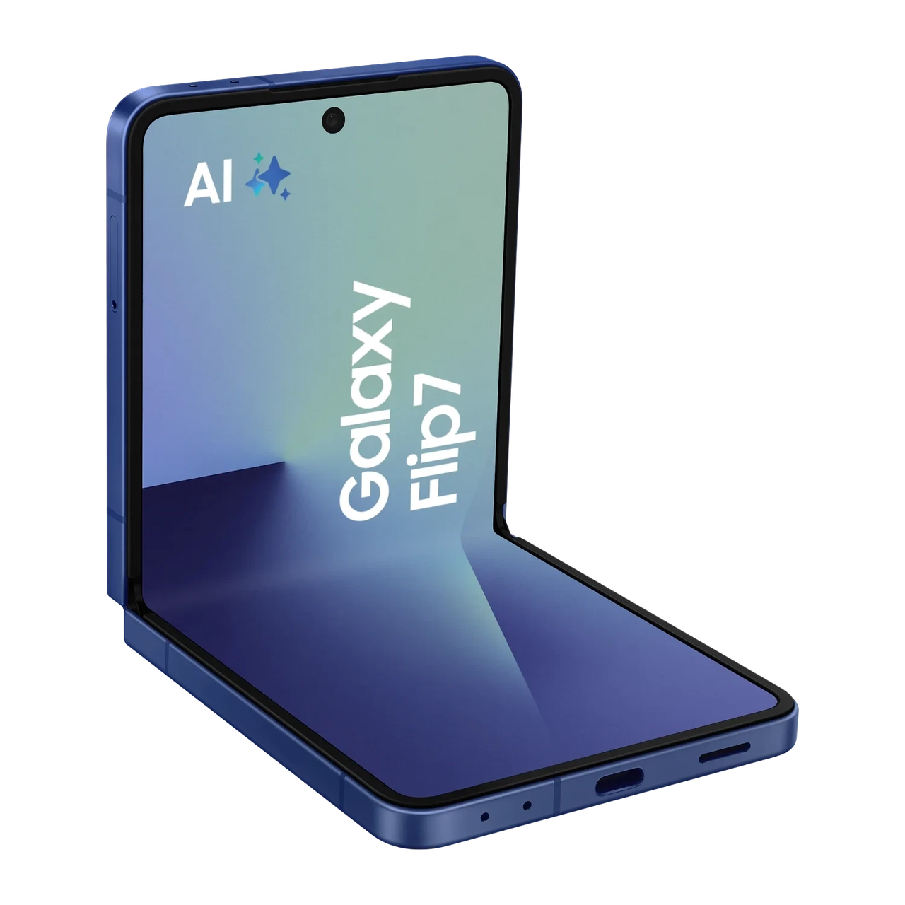 Смартфон Samsung Galaxy Z Flip7, 5G, 512GB, Blue Shadow, фото 1