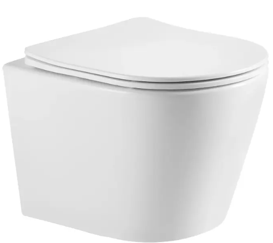 Унитаз подвесной со смывом торнадо и крышкой-сиденьем, белый SSWW WCT3030, фото 1