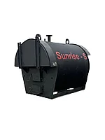 Котёл на твёрдом топливе КТГ-300кВт, водогрейный горизонтальный стальной