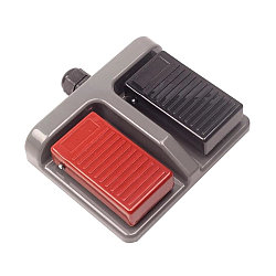 Переключатель ножной, двойная педаль Minder MDFS-65, 220В, 3А