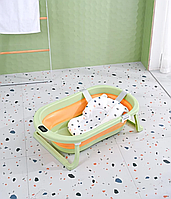 Детская складная ванночка, 79×49×21 см, 35 л, с термометром