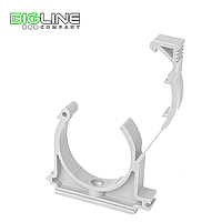 Опора для труб с защелкой d 20 белый РТП