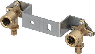 Монт. к-т для смесителя, 16 х 1/2", бронза