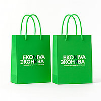 Картонные пакеты с логотипом 22*32см