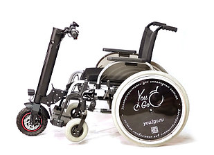 Электроприставка для инвалидных колясок Премиум Колесо 10 дюймов с редуктором