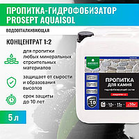 Пропитка для камня, гидрофобизирующий состав концентрат (1:2)020-5 AQUAISOL (АКВАИЗОЛ) - 5 л.=50м2.