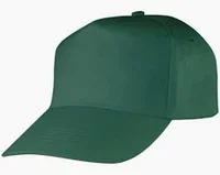 Кепка под нанесение логотипа однотонная. зеленая