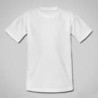 Детская классическая футболка, белая