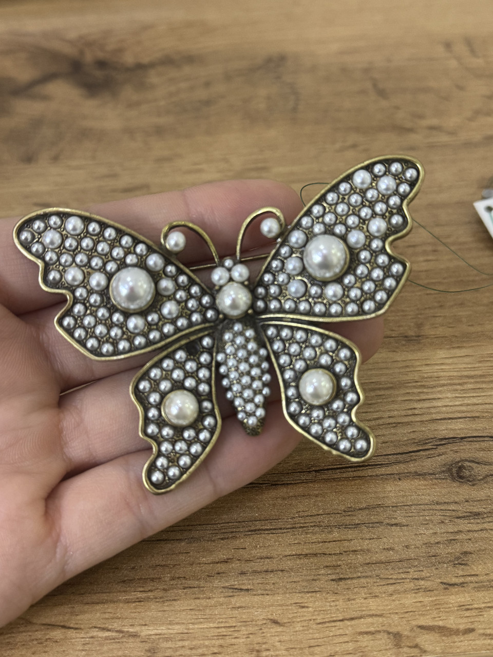 Брошь / Жемчуг Майорка / ЕВ 120( пр. Абая 141 ), фото 1