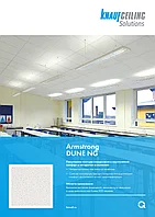 Подвесной потолок Армстронг НГ DUNE NG 600×600×15 мм | Негорючий потолок | Официальный дилер Астана, Алматы