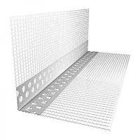 Уголок ПВХ с сеткой(белая)